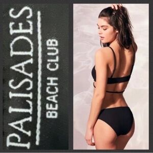 NEW!  Palisades Beach Club classic swim bottoms in black (XL)
